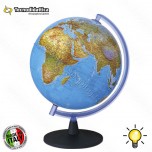 Globus fizičko-geografski svetleći Ø25cm